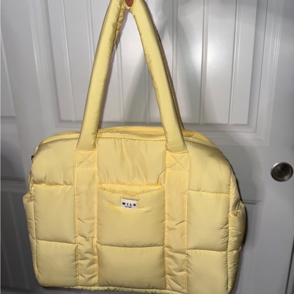 Wilo The Label - Yellow puffer bag